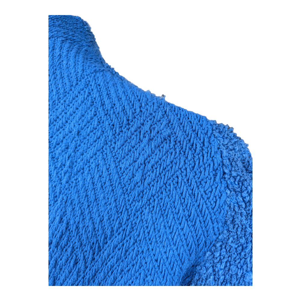 Free People Blue mixed media sweater - Picture 6 of 9